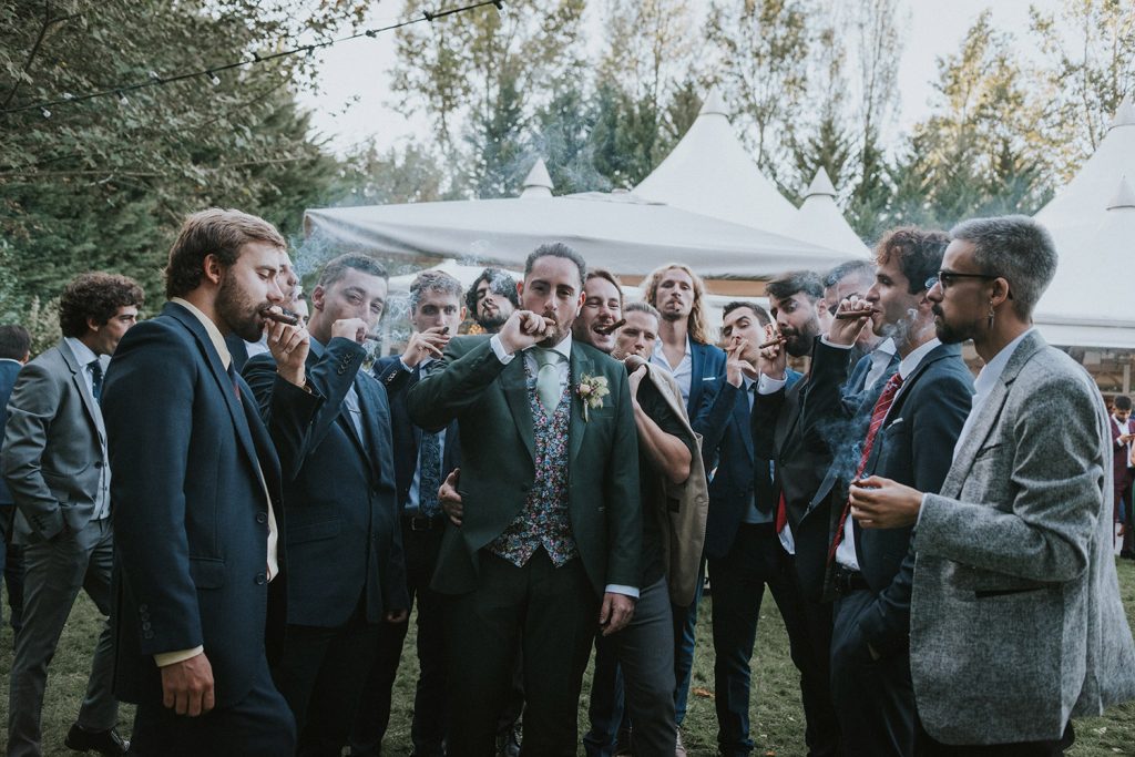 Fachada del Palacio de la Magdalena en Santander, fotografía de boda